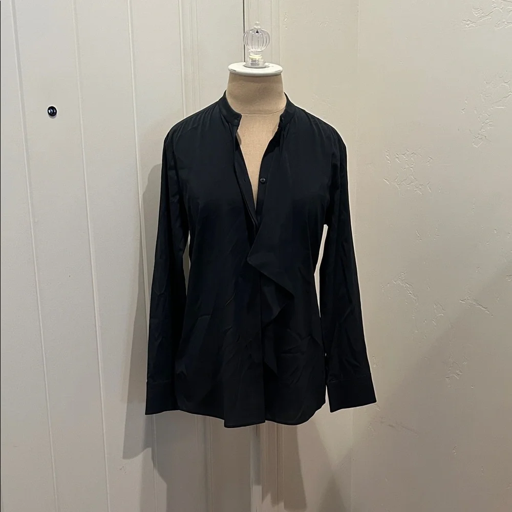 Boss Hugo Boss Dark Forrest Green/Blue Women's Button-up Top - Picture 1 of 9